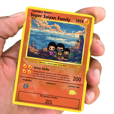 Super Saiyan Family Card - Build Your Own